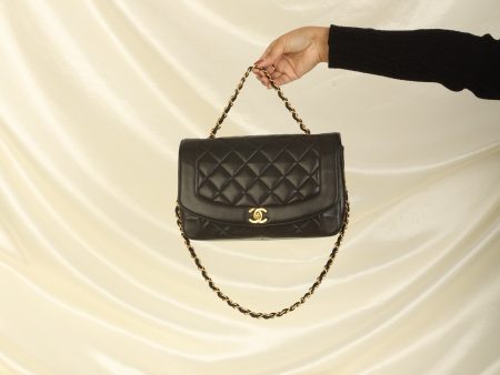 Chanel 1994 Lambskin Medium Diana Hot on Sale