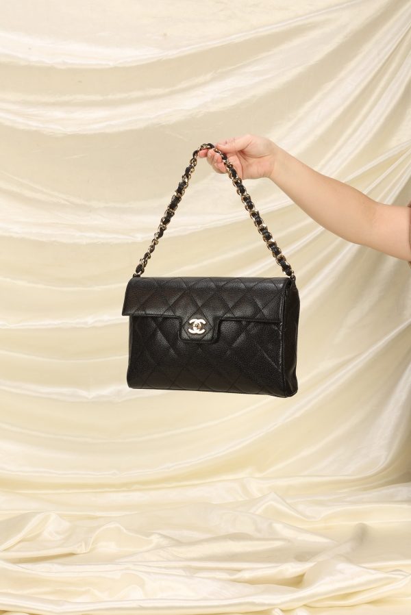 Rare Chanel Caviar Medium Flap Bag on Sale