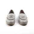 Chanel Quilted Grey Loafers Size 36.5 Online