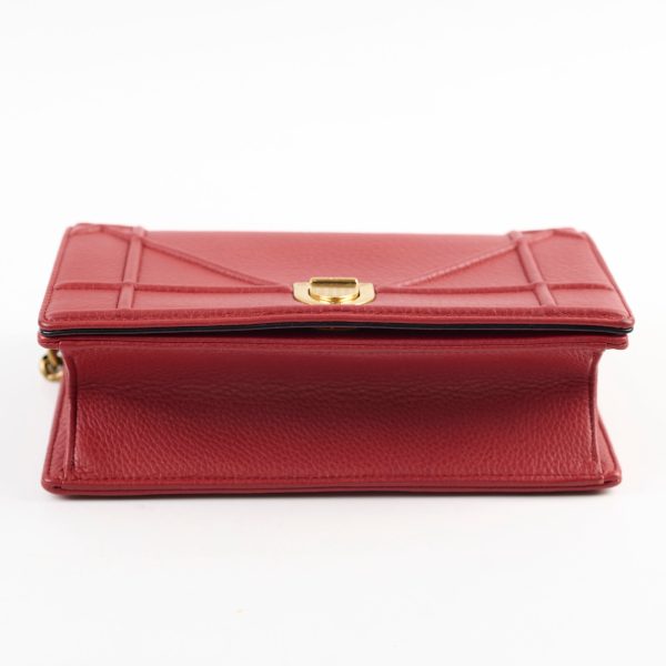 Christian Dior Small Diorama Red Cheap