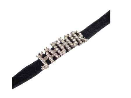 Christian Dior Crystal Choker Black Online Hot Sale