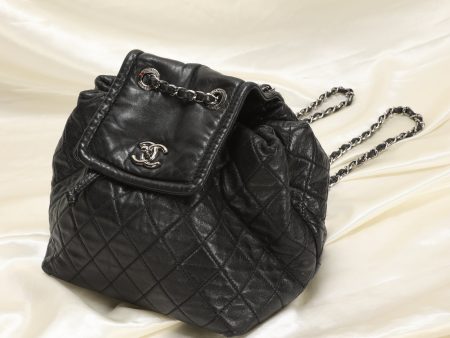 Chanel Calfskin Chain Backpack For Sale