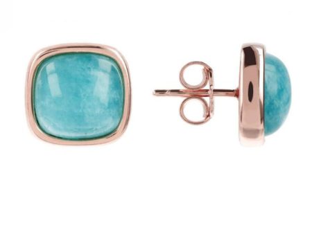 BRONZALLURE AMAZONITE POST EARRINGS Discount