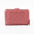 Chanel Compact Wallet Pink on Sale