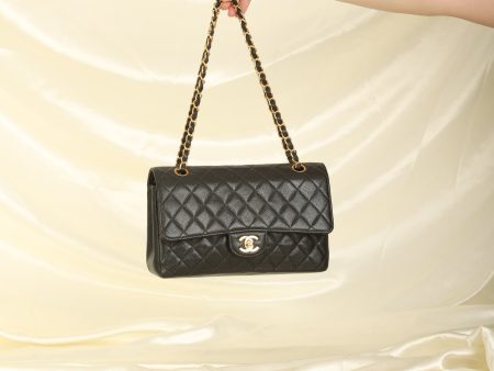 Chanel 2005 Caviar Medium Double Flap Online