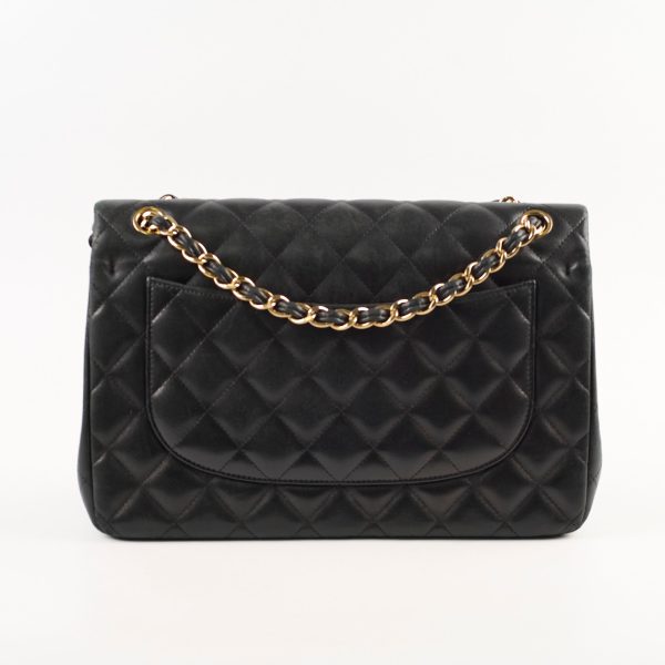 Chanel Jumbo Double Flap Lambskin Black GHW (19 series) Supply