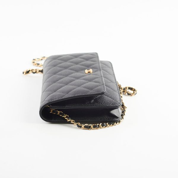 Chanel Wallet On Chain WOC Black Caviar - Series 25 Online Sale