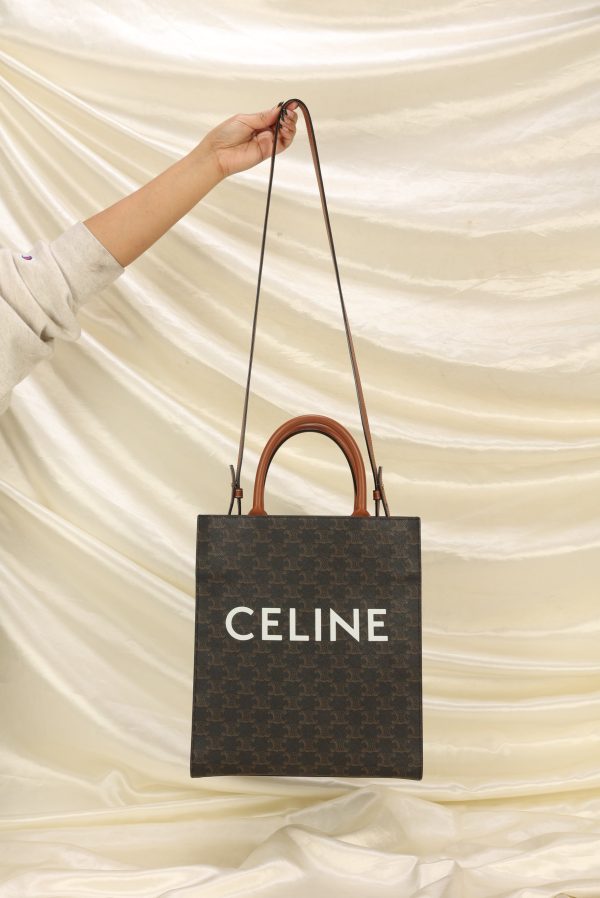 Celine Small Triomphe Cabas Tote For Discount