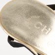 Chanel Star Gold Black Heels Size 38 Heels Online Hot Sale