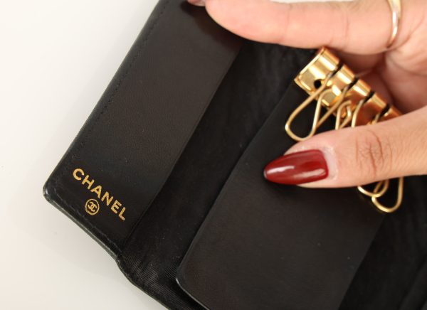 Chanel 1997 Caviar Key Case Online now