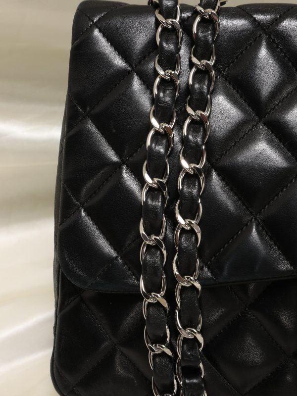 Chanel Lambskin Jumbo Half Flap For Cheap