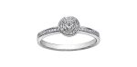 Ladies 10KT Gold Engagement Ring 1=0.035CAN 34=0.095CT Supply