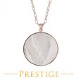 BRONZALLURE ALBA PEARL DISC PENDANT Fashion