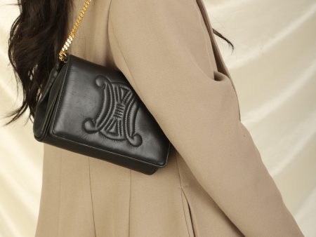 Celine Triomphe Chain Pochette Discount