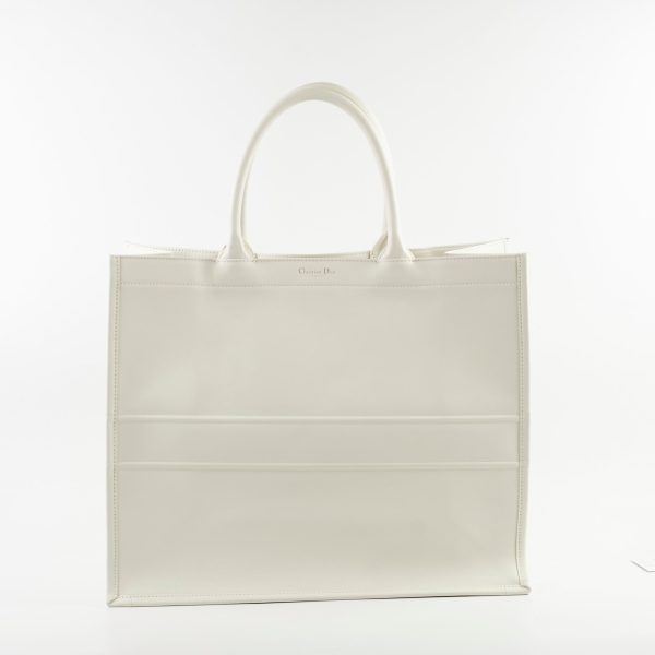 Christian Dior Large Book Tote White For Cheap