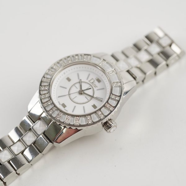 Christian Dior Crystal White Sapphire 28MM Watch CD112113M001 Supply