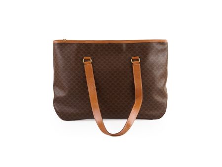 Celine Vintage Brown Shoulder Tote For Cheap