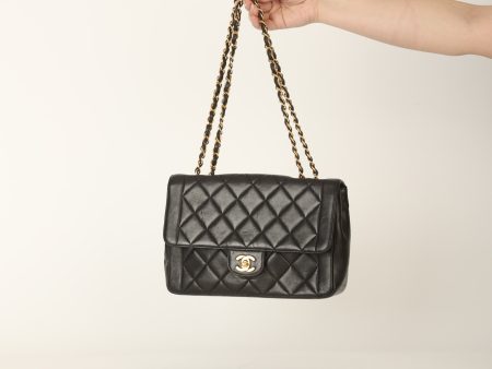 Chanel 1994 Lambskin Turnlock Single Flap Online Sale