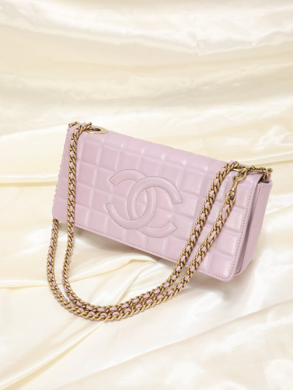 Chanel Chocolate Bar Flap Bag Discount