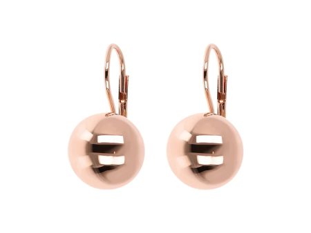 Bronzallure 14mm Shiny Bead Earrings Online Sale