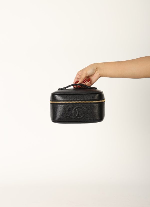 Chanel 1994 Caviar Vanity Case on Sale