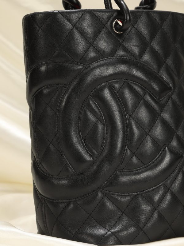 Chanel Lambskin Cambon Mini Tote Online now