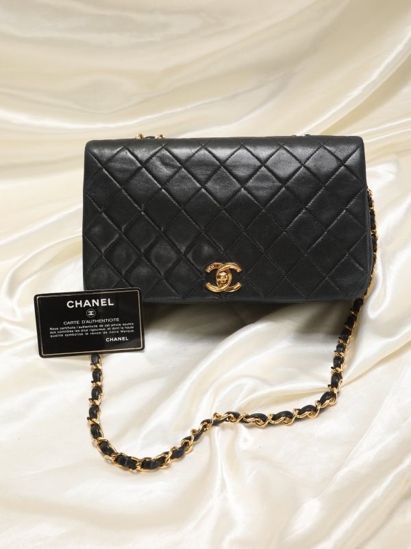 Chanel Medium Turnlock Lambskin Full Flap Discount