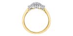 Ladies 14KT Yellow & White Gold Diamond Estoria Engagement Ring (0.50TDW) on Sale