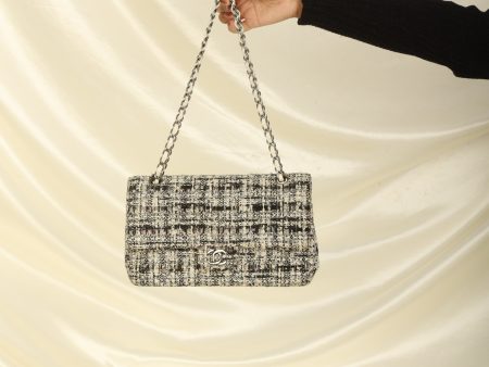 Chanel 2003 Tweed Double Flap For Cheap