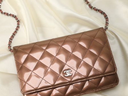 Chanel Patent Wallet on Chain Discount