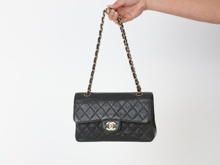 Chanel 2002 Caviar Small Double Flap Fashion