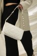 Chanel White Caviar Pochette Hot on Sale