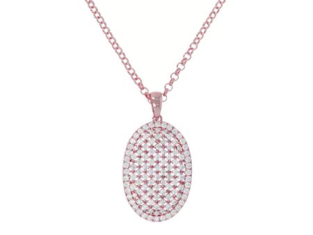 Bronzallure Necklace w Clear CZ & Gemstones Online Sale