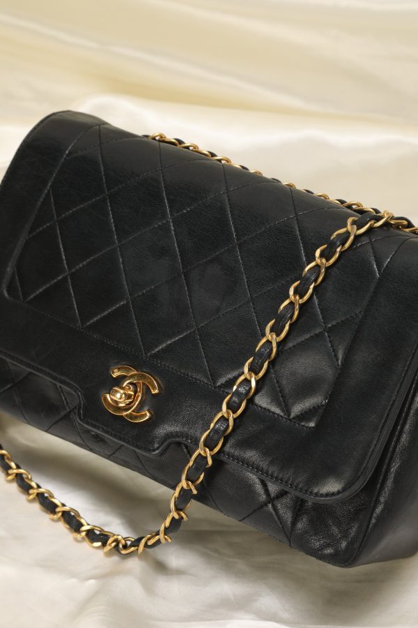 Chanel Lambskin Small Diana Flap on Sale