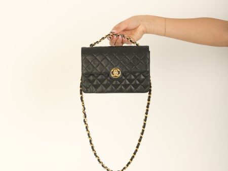 Chanel 1989 Lambskin Mini Flap Bag on Sale