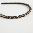 Chanel Black Chain CC Logo Headband Fashion