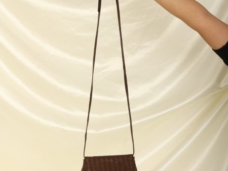 Bottega Veneta Intrecciato Brown Crossbody Supply