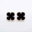 Van Cleef & Arpels Sweet Alhambra Onyx Earrings Online Sale