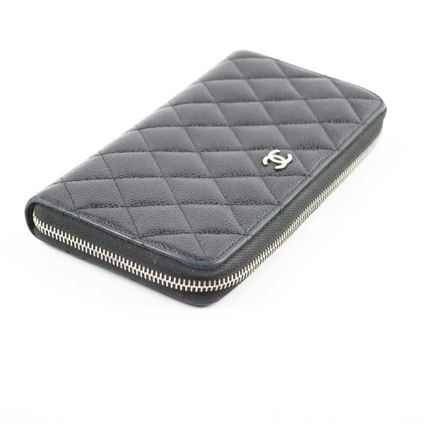 Chanel Caviar Long Wallet Black Online