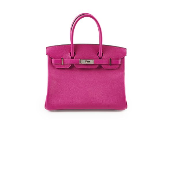 Birkin 30 Epsom Rose Poupre C Stamp For Discount