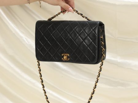 Chanel Medium Turnlock Lambskin Full Flap Discount