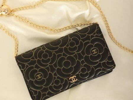 Chanel Camellia Wallet on Chain Supply