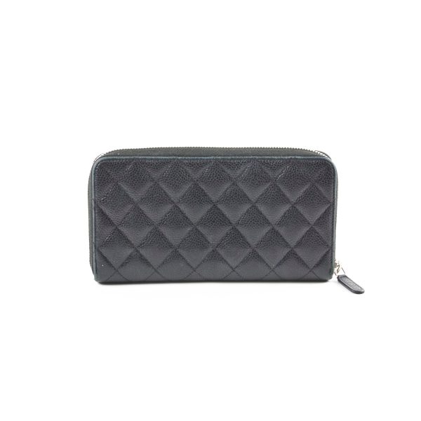 Chanel Caviar Long Wallet Black Online