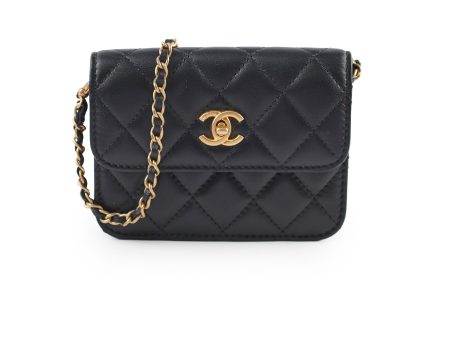 Chanel Micro Crush Shoulder Bag Black on Sale