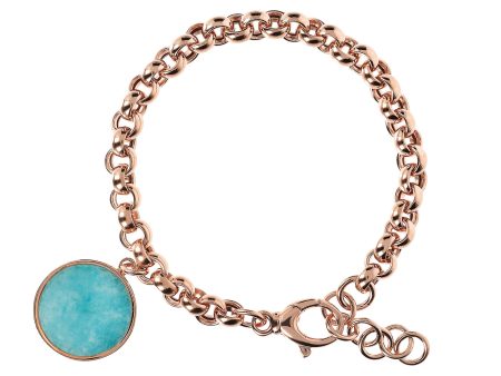 Bronzallure Alba Disc Amazonite Bracelet Online Hot Sale