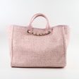 Chanel Deauville Tote Pink Tweed - Series 27 on Sale