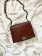 Chanel Burgundy Boy Bag Sale