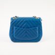 Chanel Mini Square Chevron Bag Blue Online