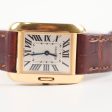 Cartier Tank Anglaise SM Gold with Leather Strap Watch - W5310027 For Discount