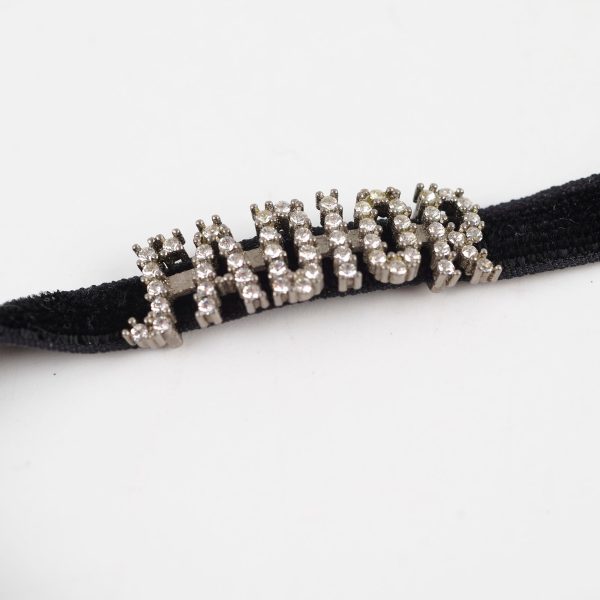 Christian Dior Crystal Choker Black Online Hot Sale